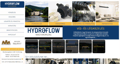 Desktop Screenshot of hydroflow.hu
